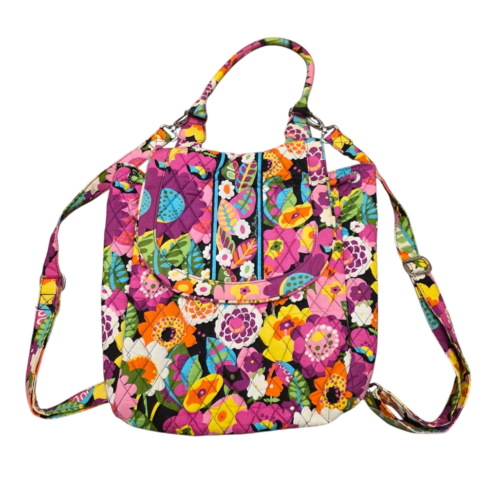 Vera Bradley Backpack Tote Bag Va Va Bloom